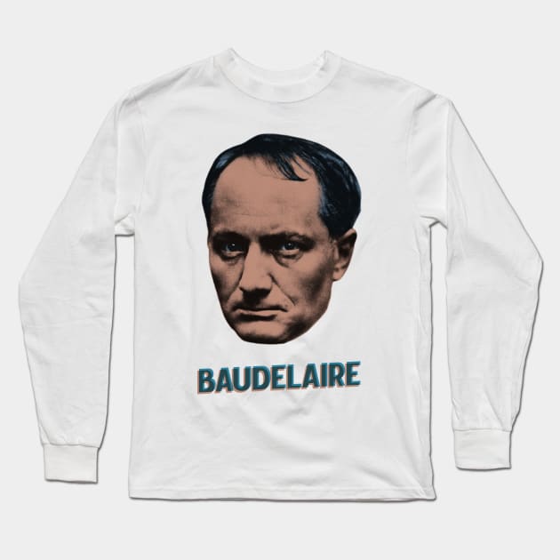 baudelaire Long Sleeve T-Shirt by undergroundnotes